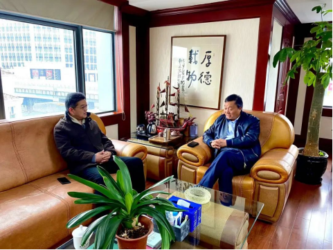 上海温岭商会领导走访调研上海敬业企业集团